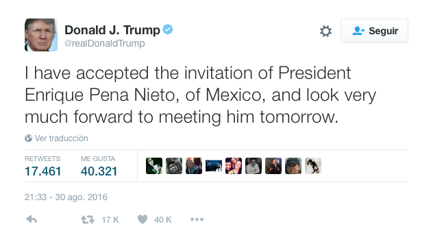 donald trump en mexico