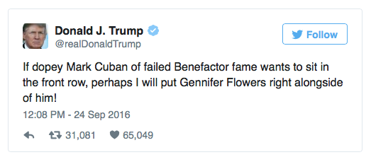 donald trump y mark cuban