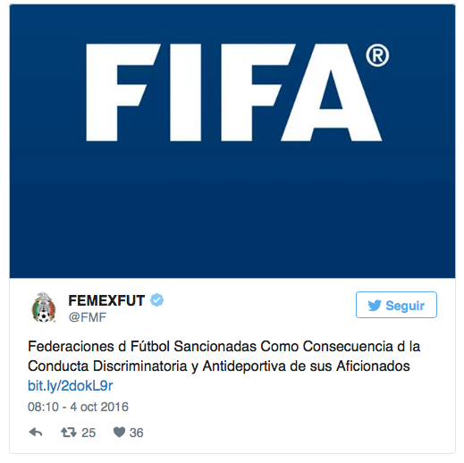 selecciones multadas por la fifa