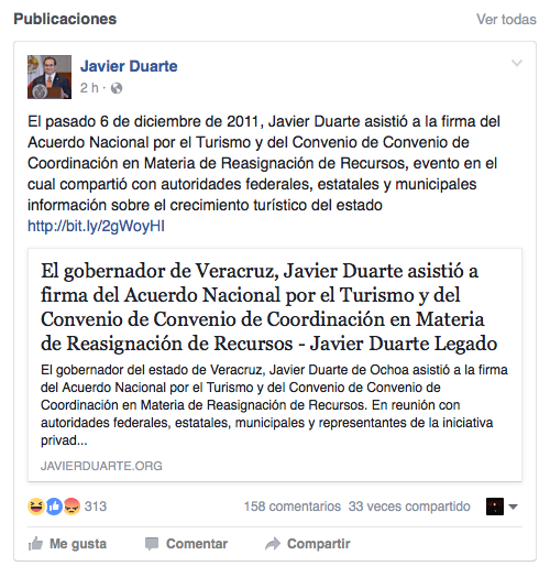 publicacion javier duarte