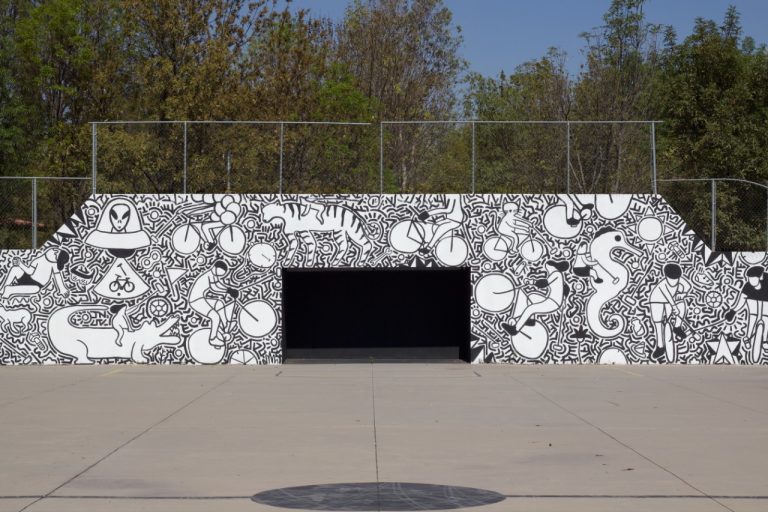 Cancha de bici polo en Azcapotzalco