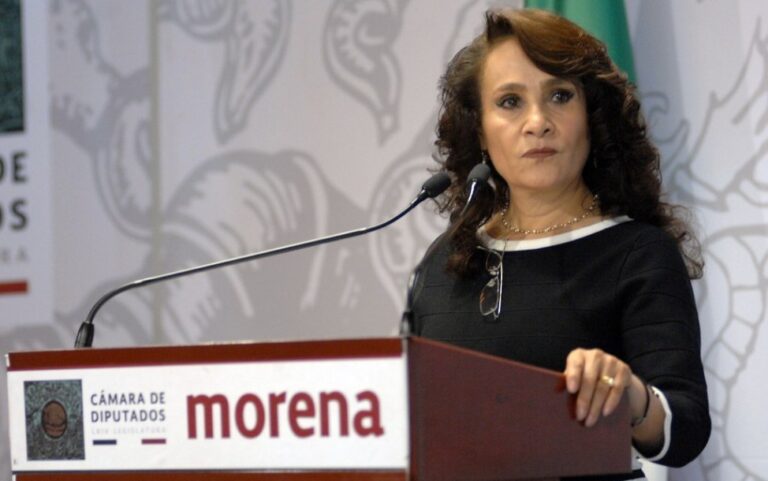 La candidata de Morena y PT, Dolores Padierna busca por segunda ocasión gobernar en la alcaldía Cuauhtémoc.