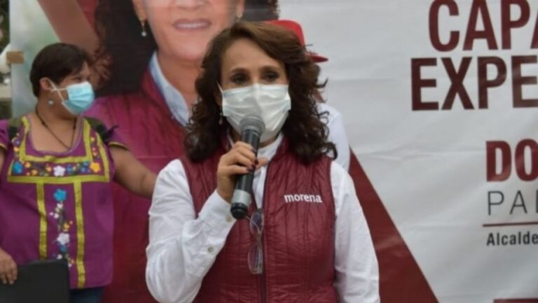 A pesar de que las encuestas la favorecen, Dolores Padierna no se confía.