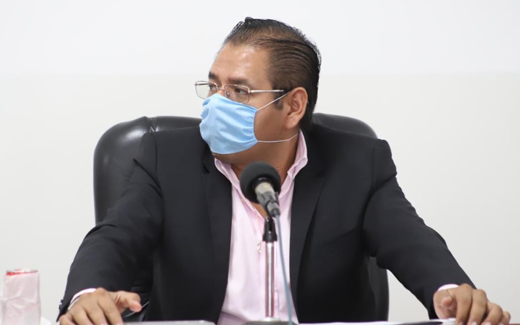 Diputado Marcos Zapotitla en sesión