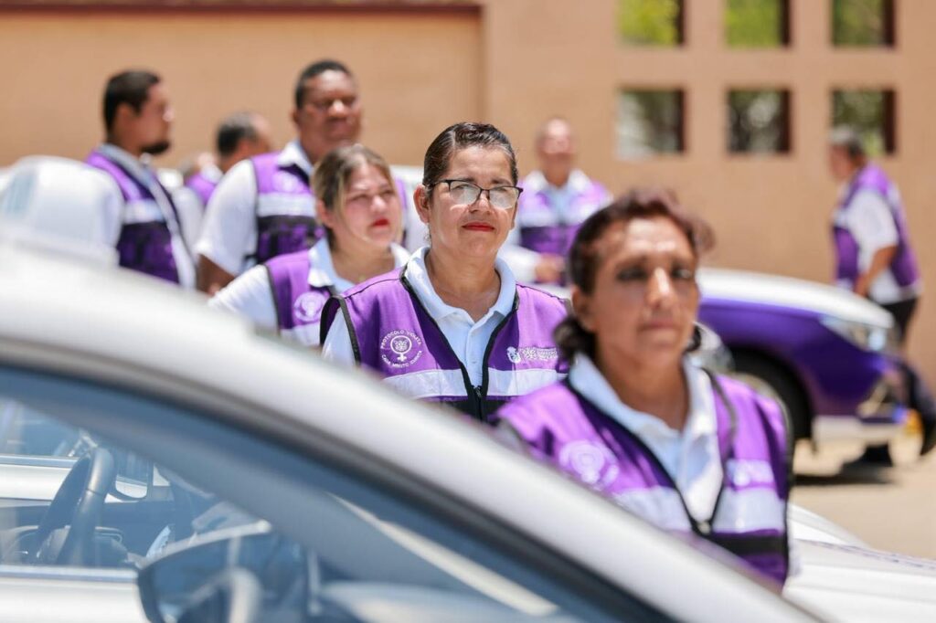 Evelyn Salgado Pineda anunció la implementación de cédulas de identificación con QR para unidades de Transporte Violeta