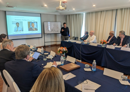 Global Americans se reunió en Quito, Ecuador, con miembros de su Junta Directiva y de su Consejo Asesor Internacional para celebrar su tercer año de trabajo