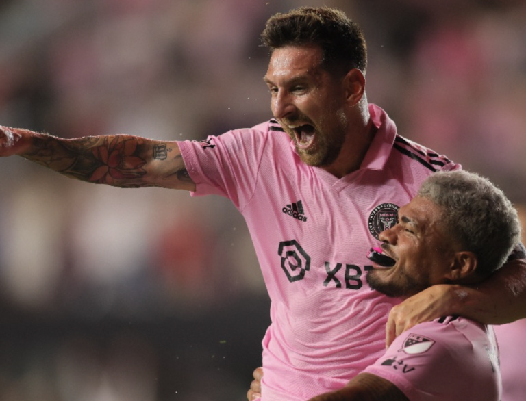 Lionel Messi ya lleva tres goles con el Inter Miami en la Leagues Cup.