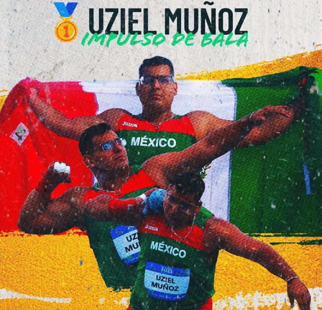 Uziel Muñoz da a México la medalla 100 de oro