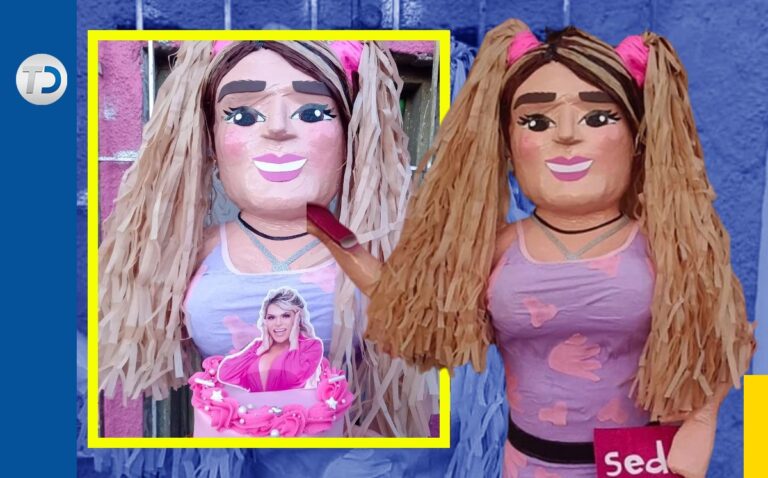 Crean la piñata de Wendy Guevara