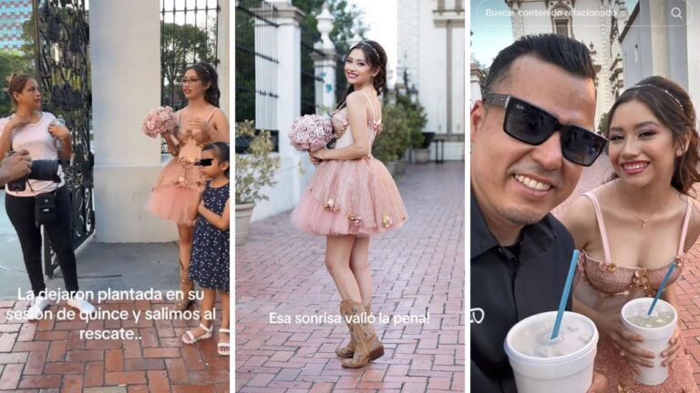 Fotógrafo "salva" a quinceañera de quedarse sin recuerdos de su fiesta