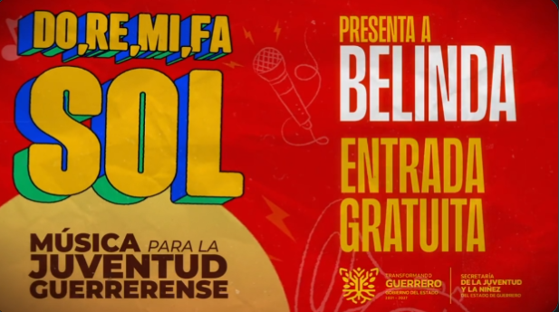 Belinda presente en el festival “DO, RE, MI, FA, SOL” en Guerrero
