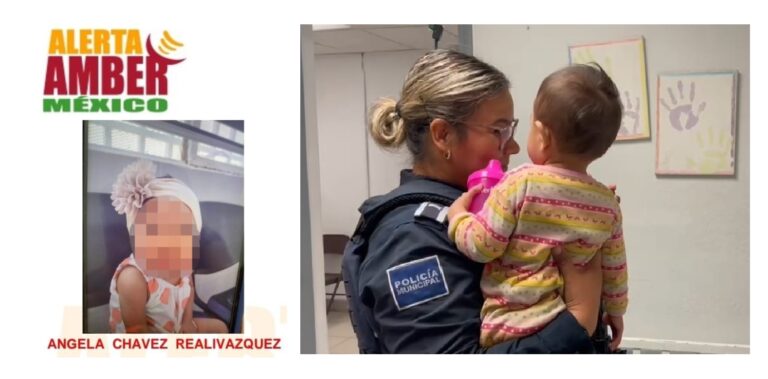 Hallan a bebé Ángela; una pareja la dejó en una banqueta