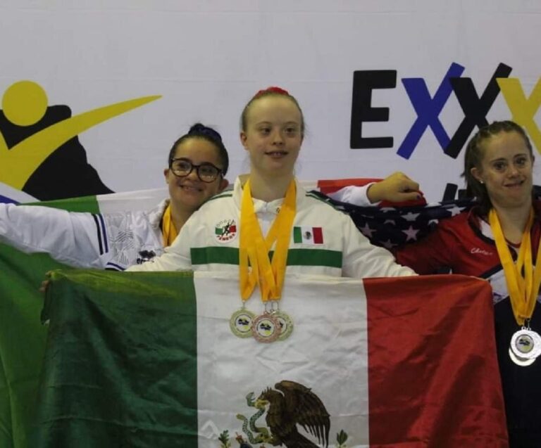 Mexicana conquista 5 medallas en Mundial de Síndrome de Down