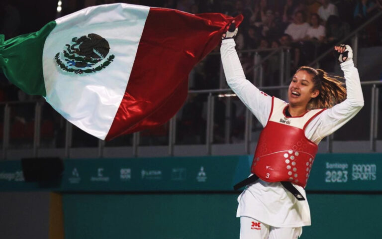 Este domingo Leslie Soltero ganó la medalla de oro en los Juegos Panamericanos de Chile 2023 en la categoría de -67kg.