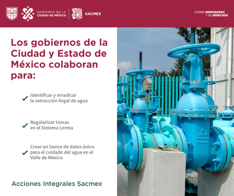 Con acciones de plan integral, SACMEX enfrenta sequía en Sistema Cutzamala