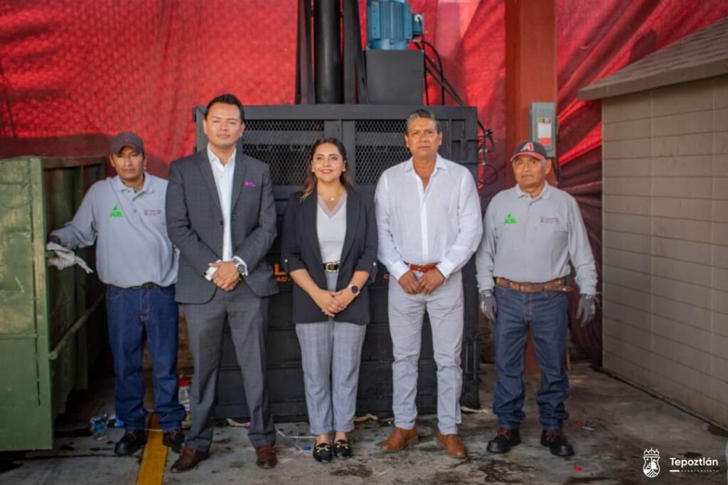 Informe de la planta compactadora de plástico PET y cartón, donada por AJEMEX