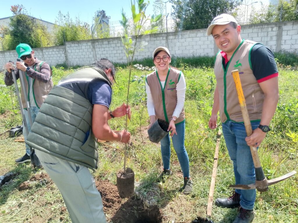 AJEMEX lideró la jornada de reforestación en Huejotzingo