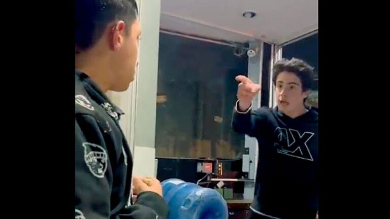 Guardia golpeado en Angelópolis narra lo sucedido