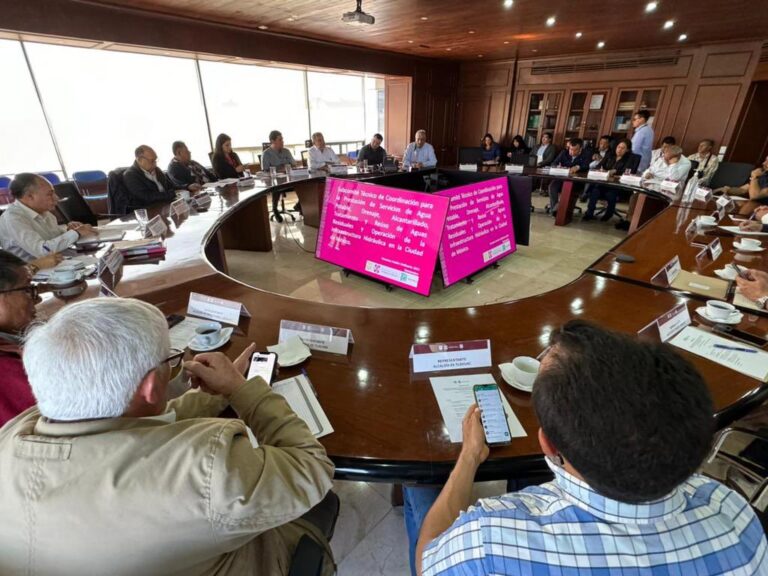 SACMEX puso a evaluación las acciones a implementar ante la reducción de agua