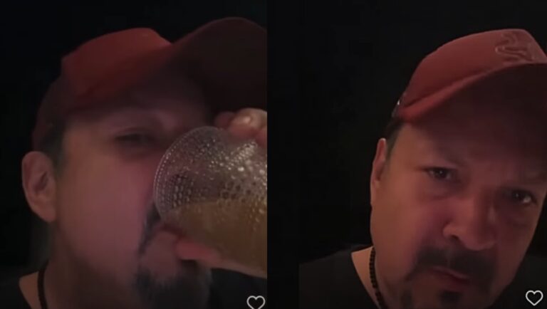 Ebrio y enojado Pepe Aguilar dice que es 'argentino' durante un "en vivo"