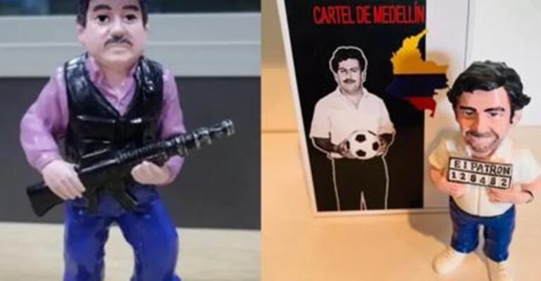 Facturan muñecos de mil 700 pesos de El Chapo, Ovidio, Escobar