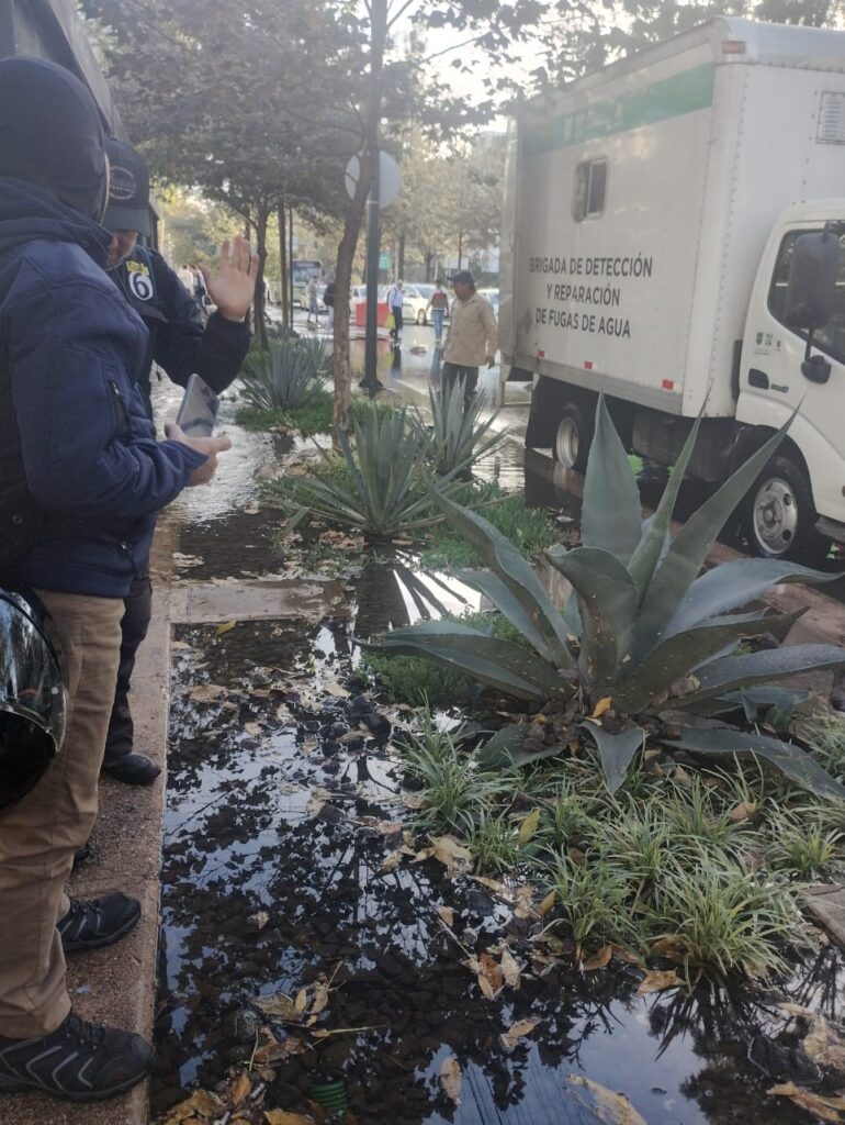 El SACMEX llevó a cabo acciones para la atención, prevención y reparación de fugas