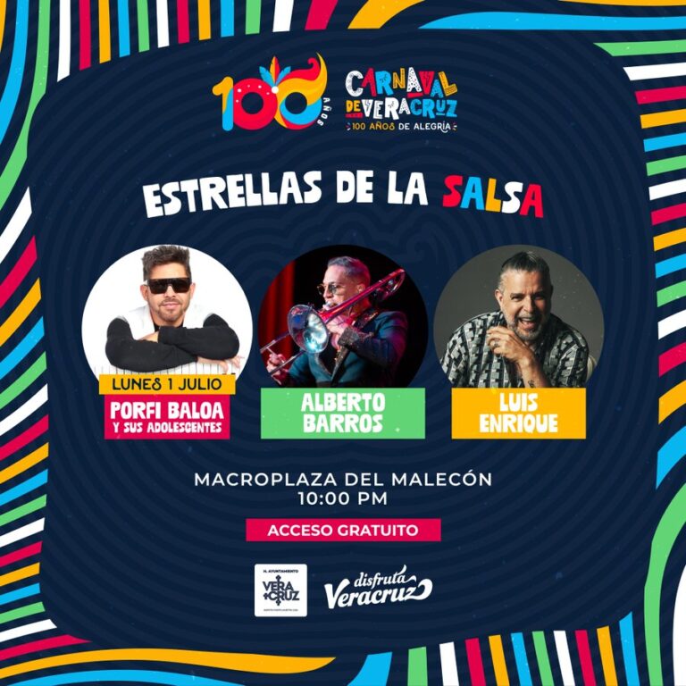 Patricia Lobeira coordina inicio del Carnaval Veracruz 2024