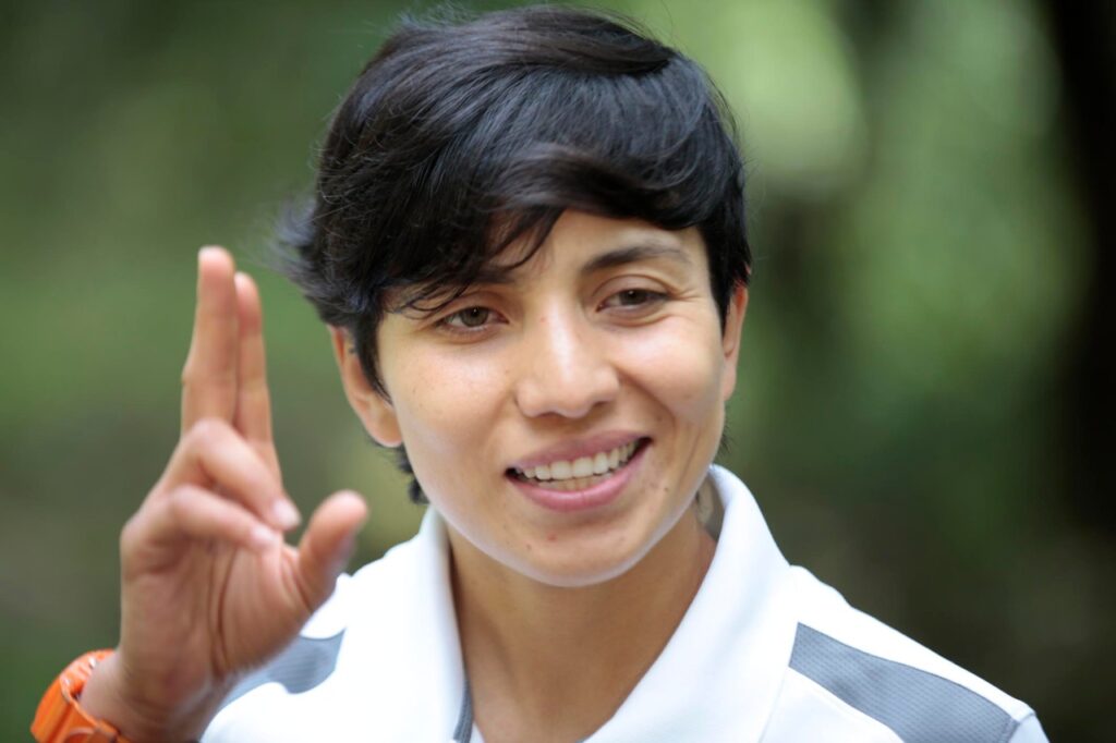 Erika Morales, primera mujer en lograr los 50K en el país