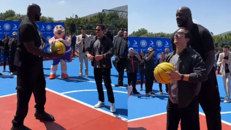 Víctor González y Shaquille O’Neal sorprenden en Ecatepec