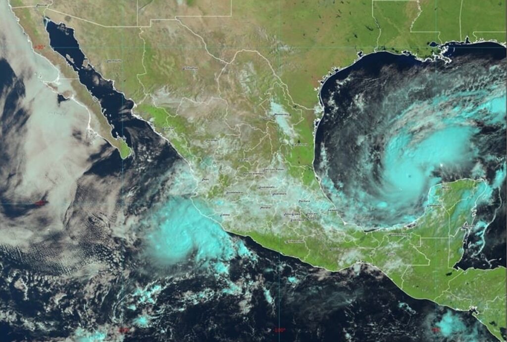 Huracán 'Milton' alcanza categoría 5 en el Golfo de México