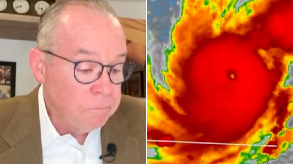 "Esto es simplemente horrible": meteorólogo ante estragos de "Milton"