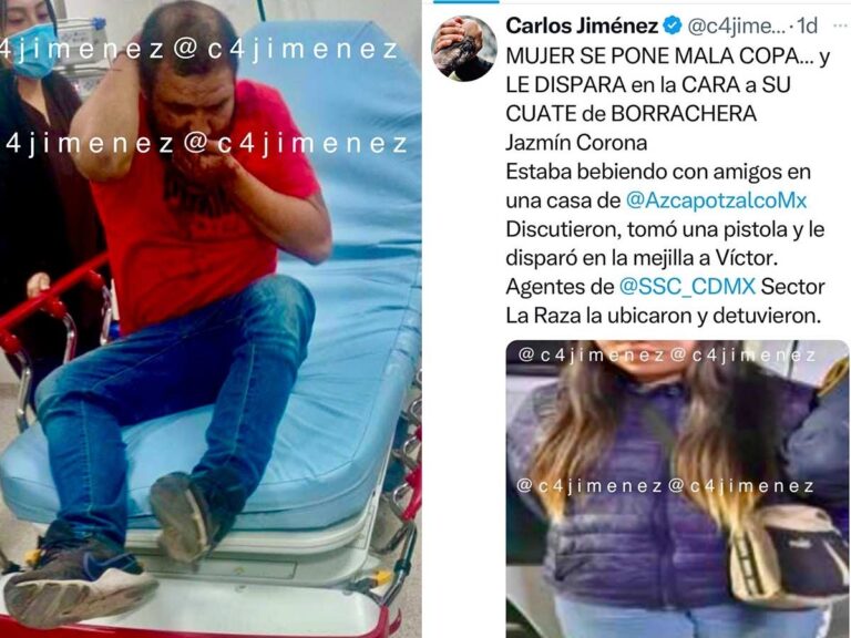 Amiga ‘mala copa’ tira de un balazo dientes a su ‘compa’