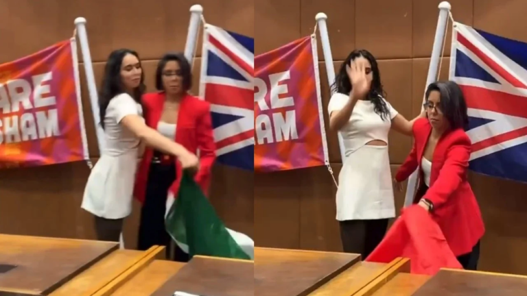 Gimnasta Elsa García en el ojo del huracán por tirar la bandera mexicana