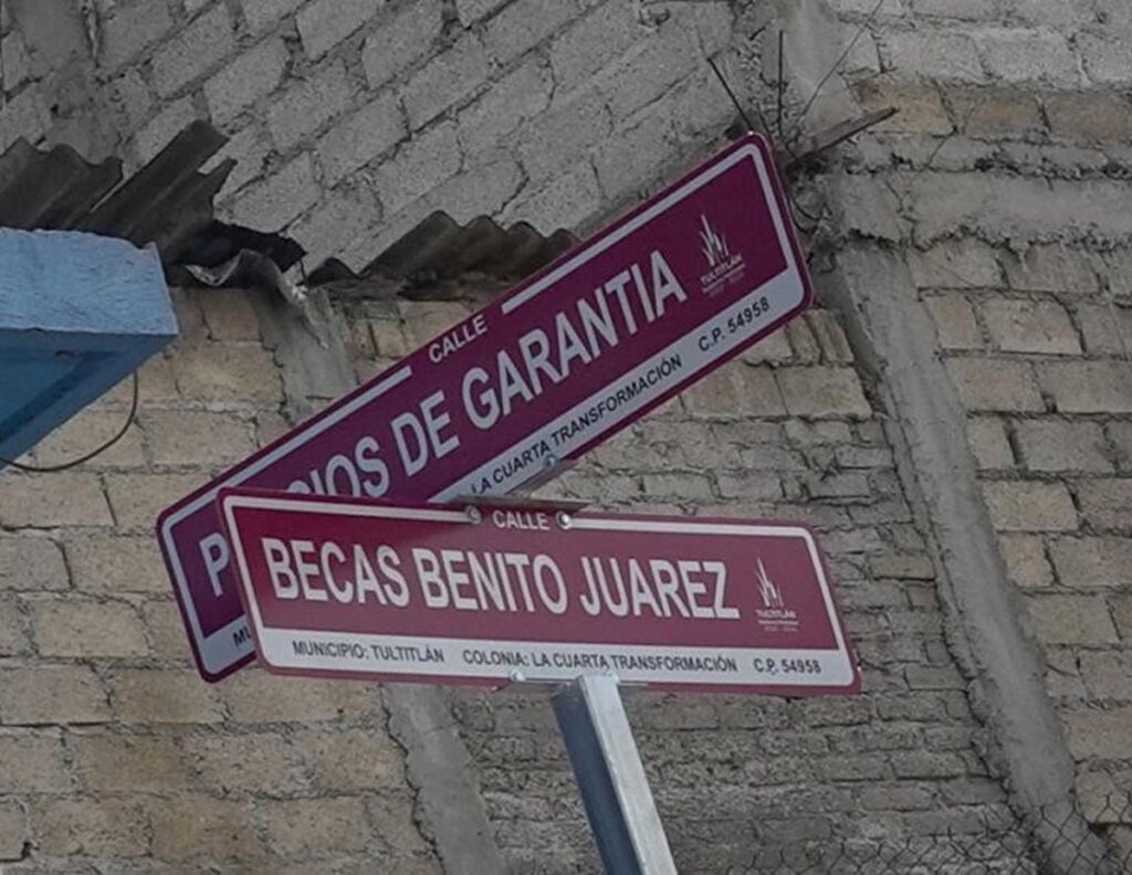 Vecinos de la colonia Cuarta Transformación arrancan nomenclaturas