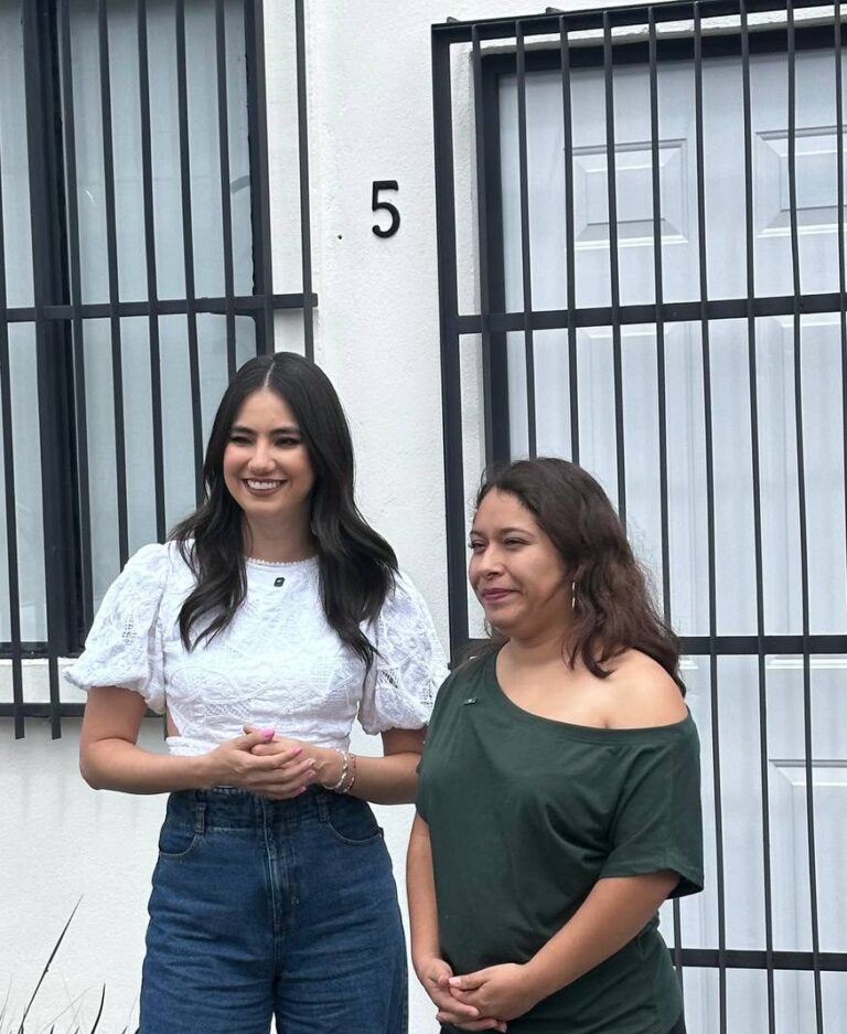 María Laura Medina de Salinas remodela vivienda y apoya a madres