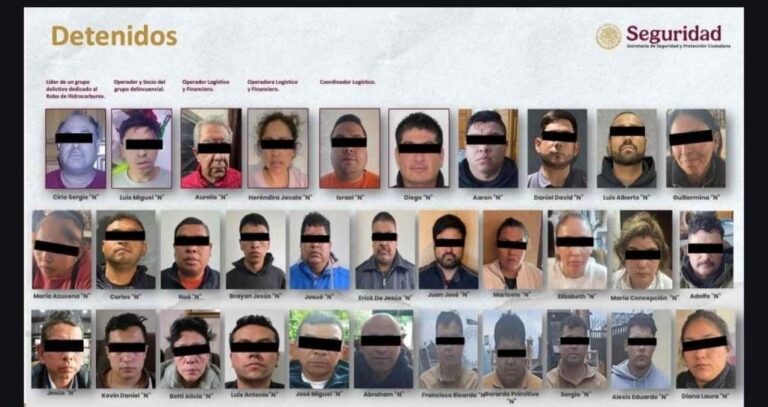 Desmantelan red de huachicoleros que operaba en tres estados