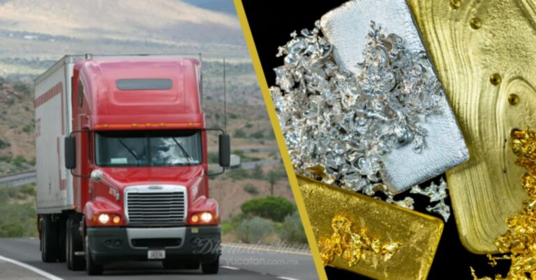 Comando se lleva camión del que sustrajeron 33 toneladas de oro