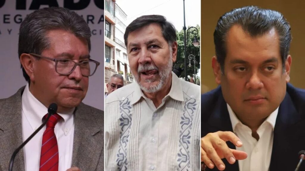 Monreal y Sergio Gutiérrez dan voz a "Alito" y Noroña explota