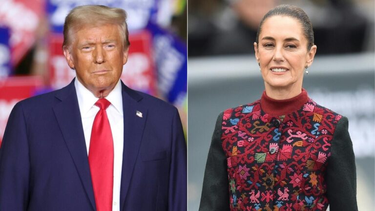Trump: Claudia Sheinbaum es «hermosa», pero México está dirigido por cárteles