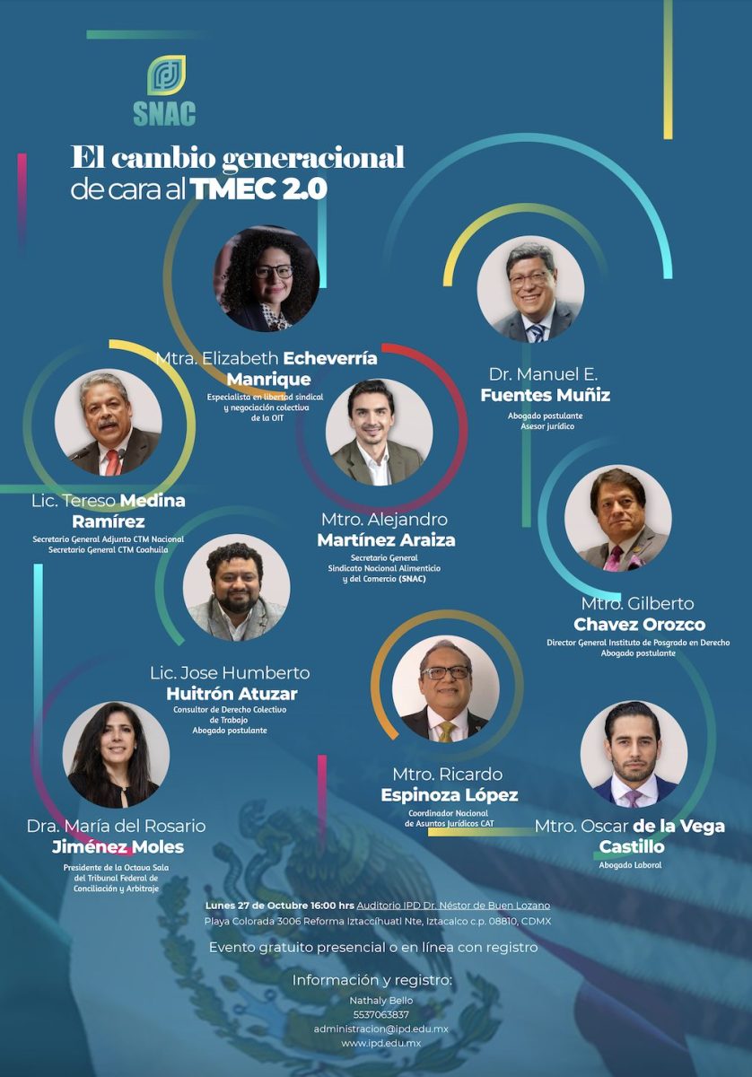 Alejandro Martínez Araiza y el SNAC convocaron al Panel.