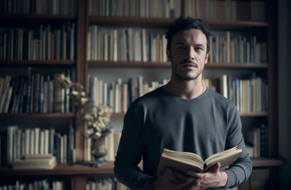 Carlos Raphael de la Madrid apasionado por la literatura.