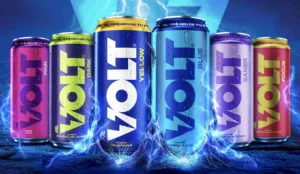 Nueva imagen de VOLT con el logotipo del rayo y su portafolio de sabores en México.